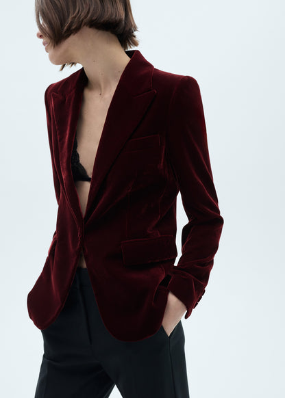 Velvet blazer