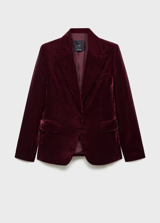 Velvet blazer