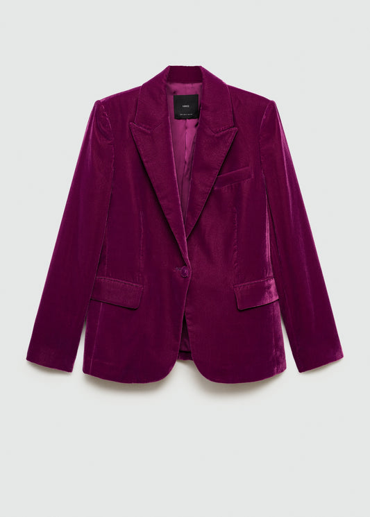 Velvet blazer