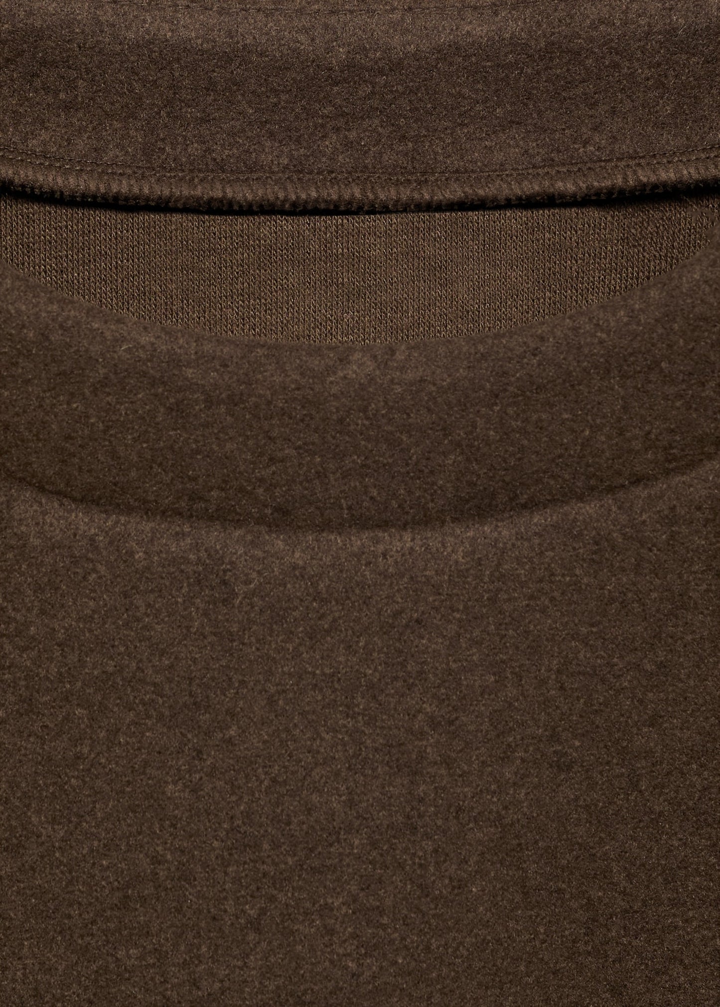 Straight-fit fleece sweatshirt