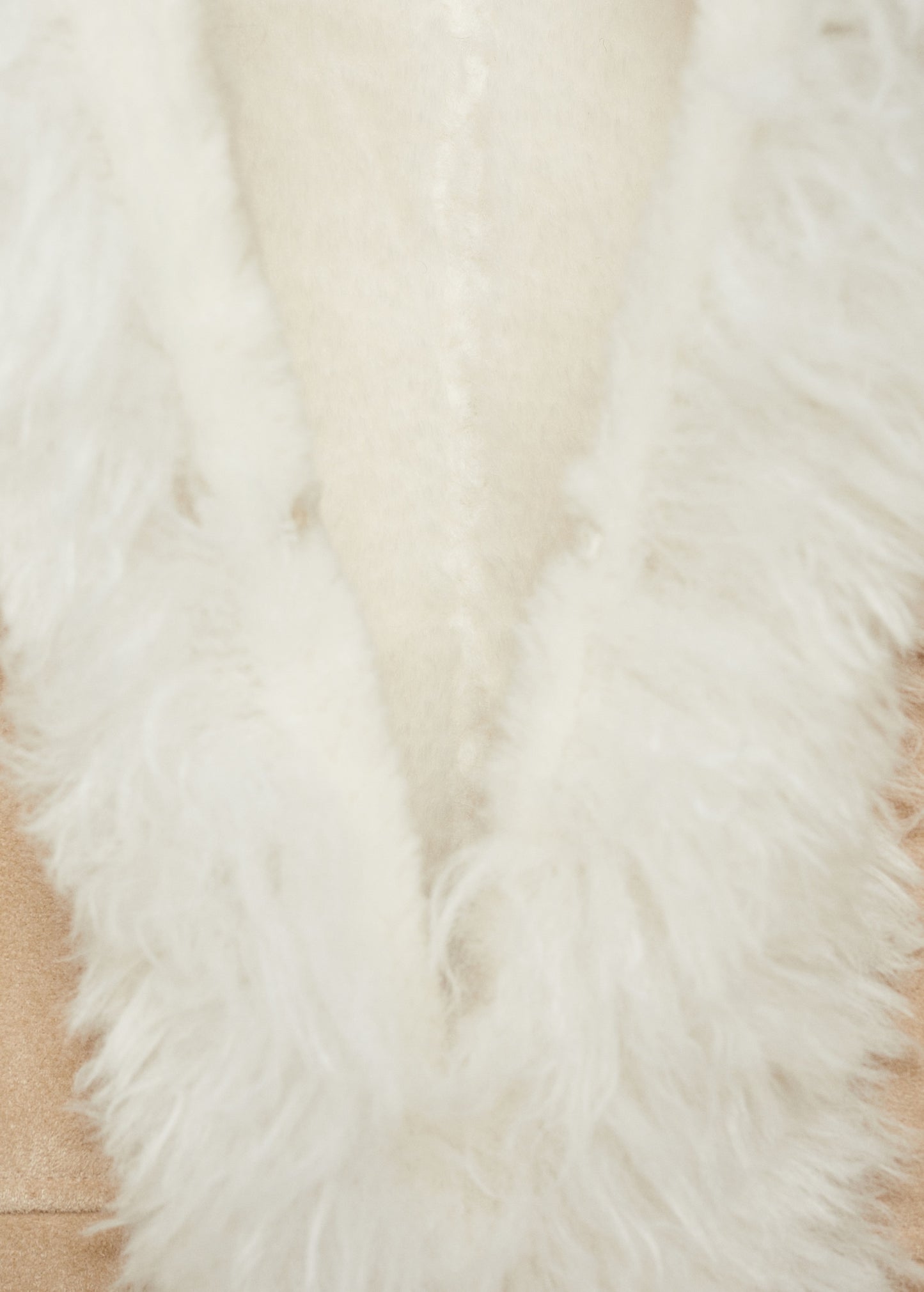 Shearling-lined coat