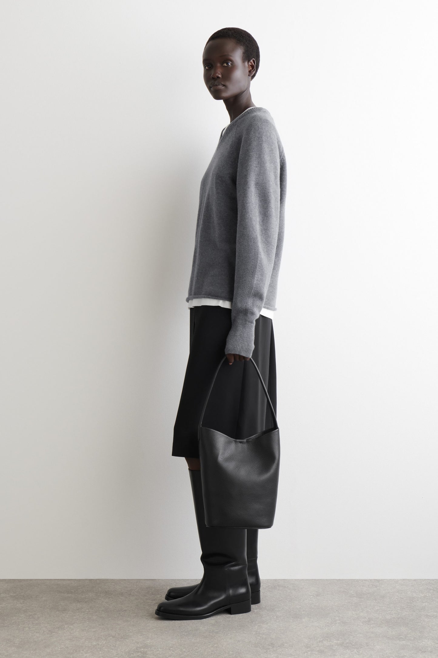Merino Wool V-Neck Jumper