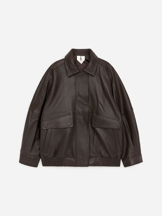 Relaxed Leather Jacket