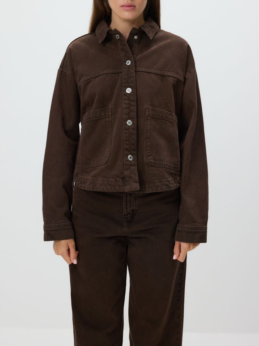 Denim shirt with pockets