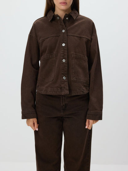 Denim shirt with pockets