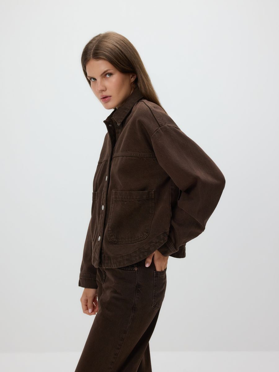 Denim shirt with pockets