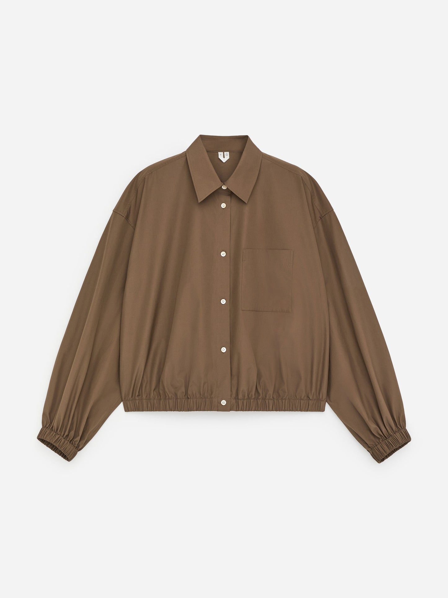 Cropped Cotton Shirt