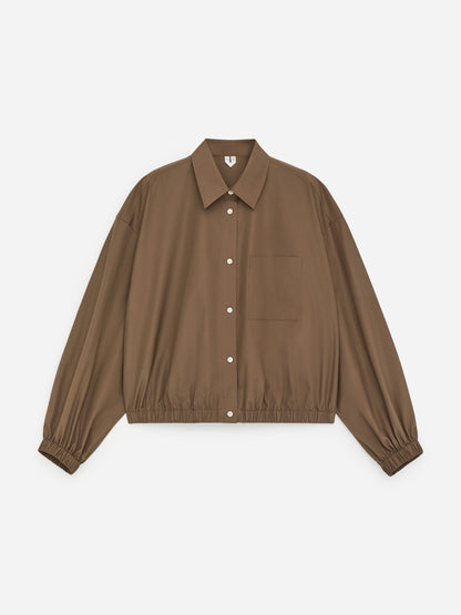Cropped Cotton Shirt