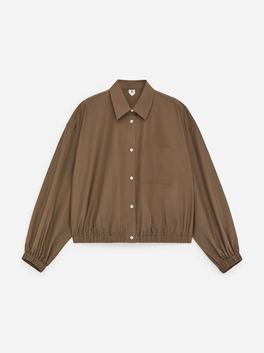 Cropped Cotton Shirt