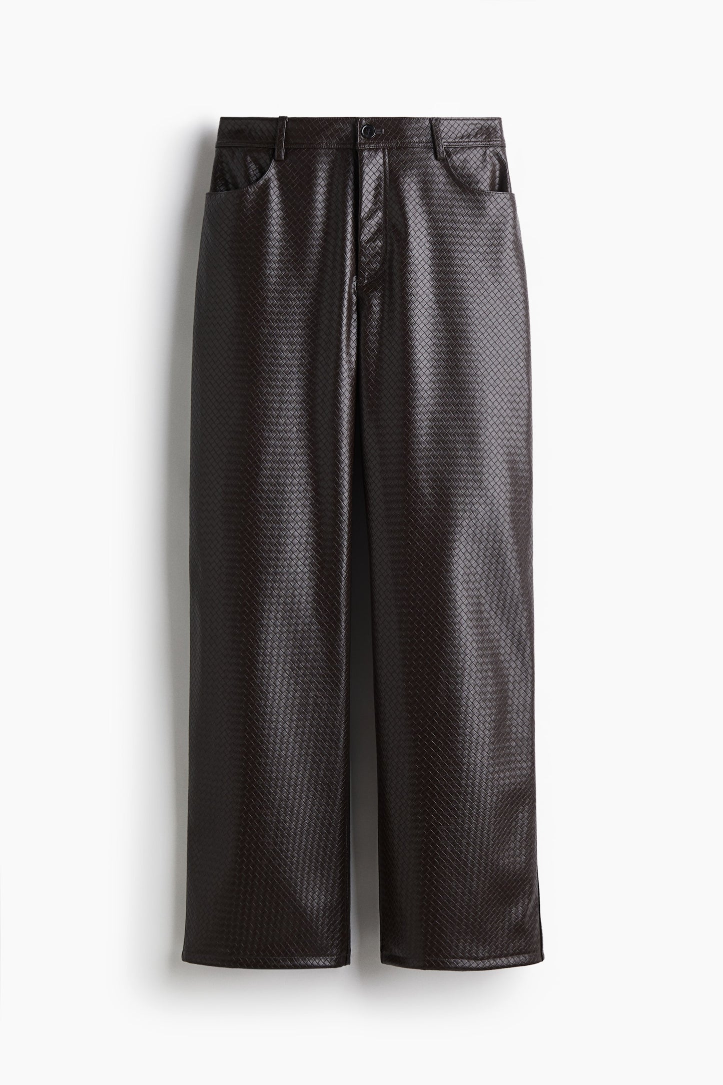 Coated trousers