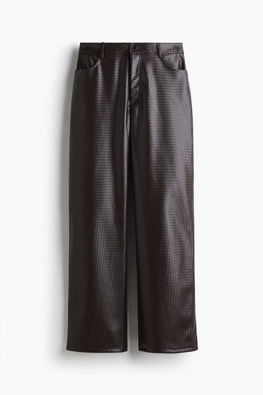 Coated trousers