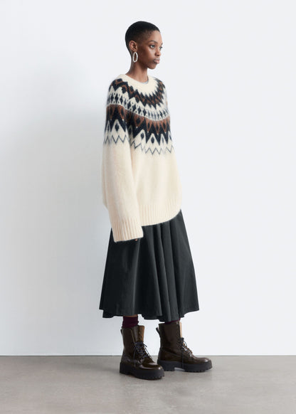Oversized Mohair-Blend Jumper