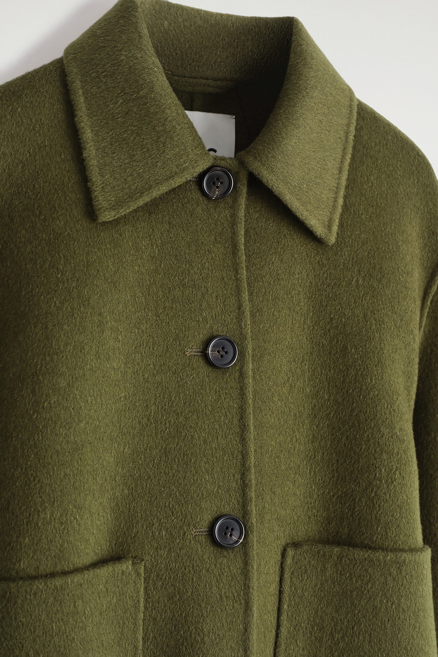 Boxy Double-Faced Wool Jacket