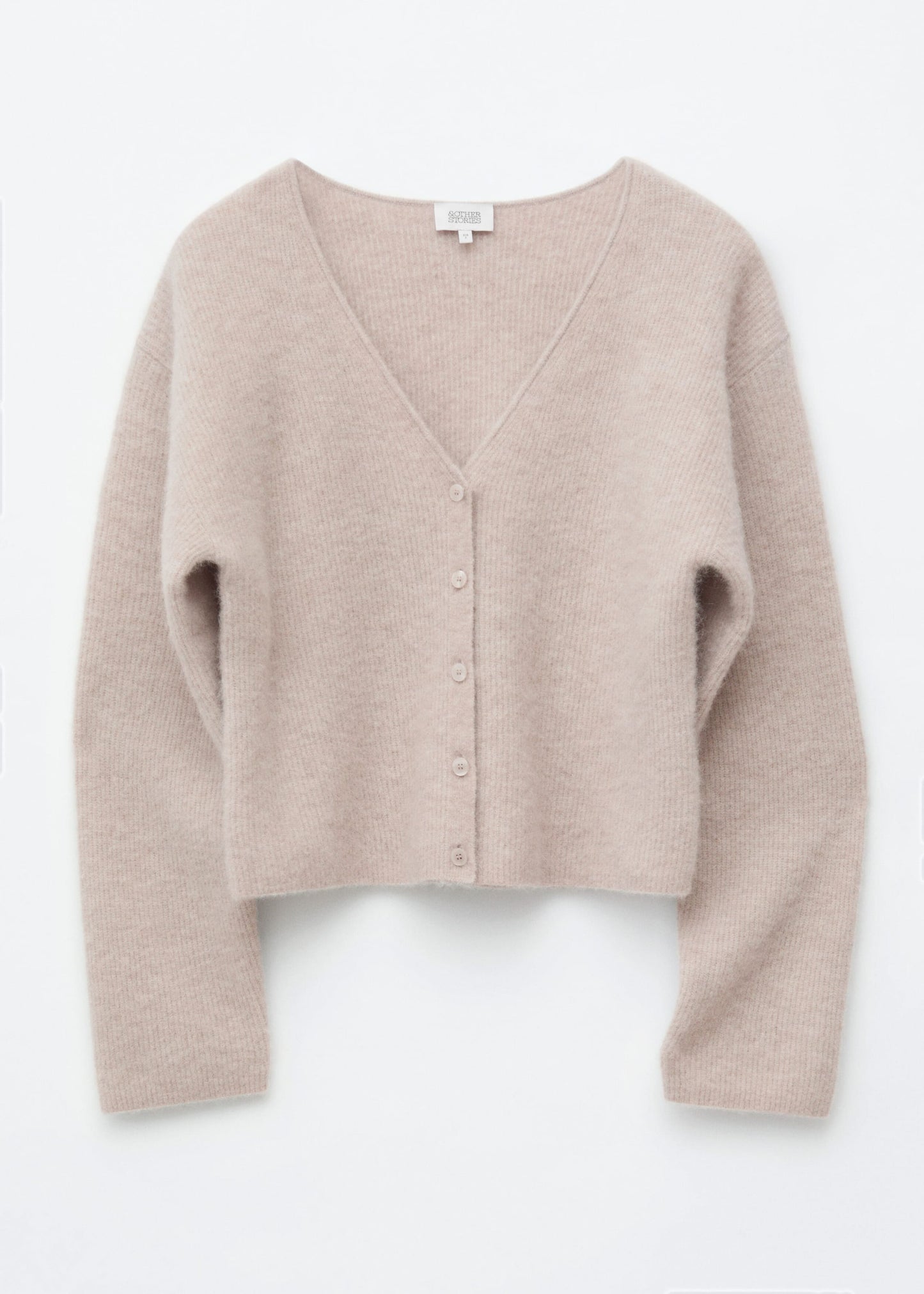 Alpaca-Blend Cardigan