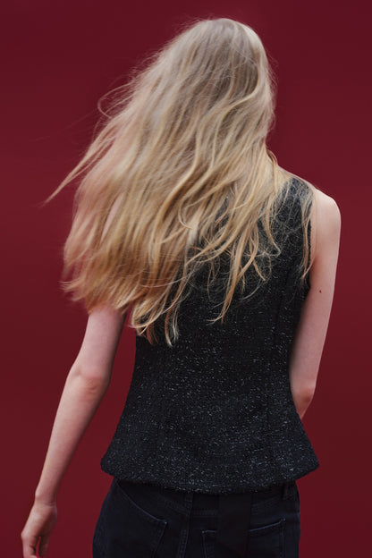 Glittery suit waistcoat
