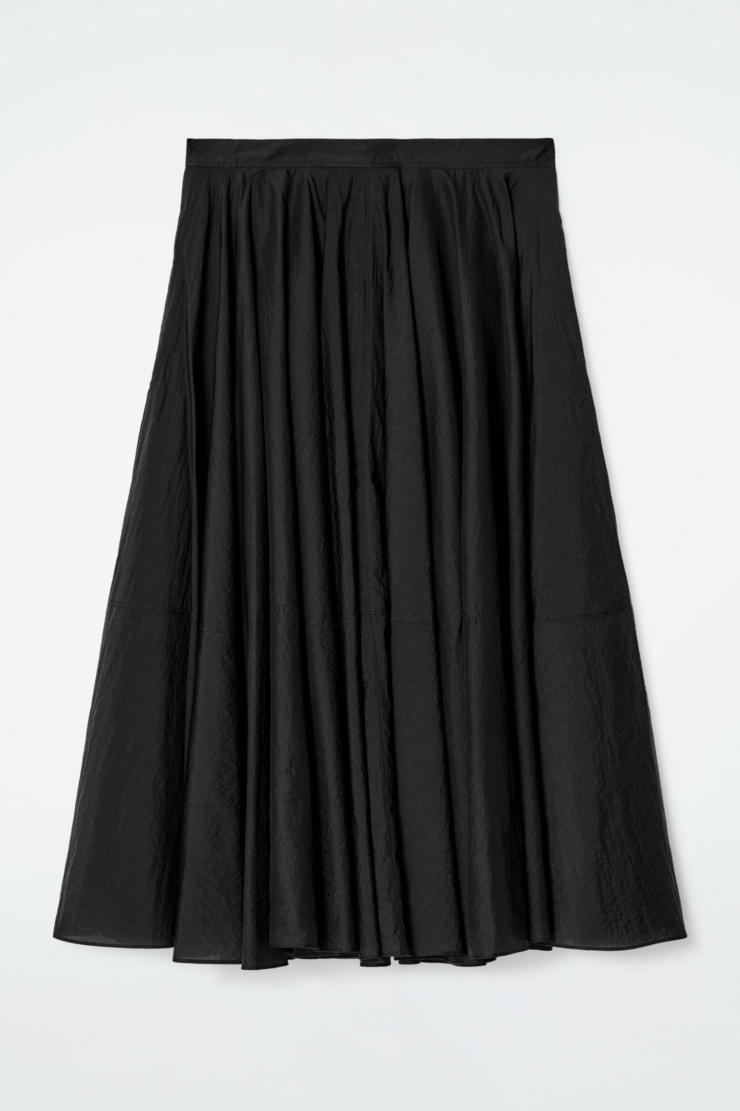 Circle-Cut Midi Skirt
