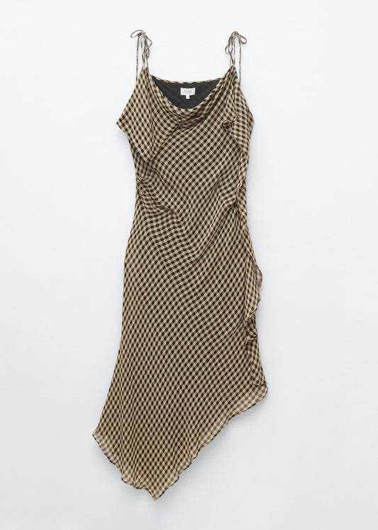 Draped Midi Dress