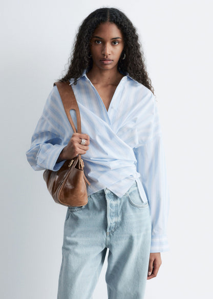 Tie-Waist Cotton Shirt