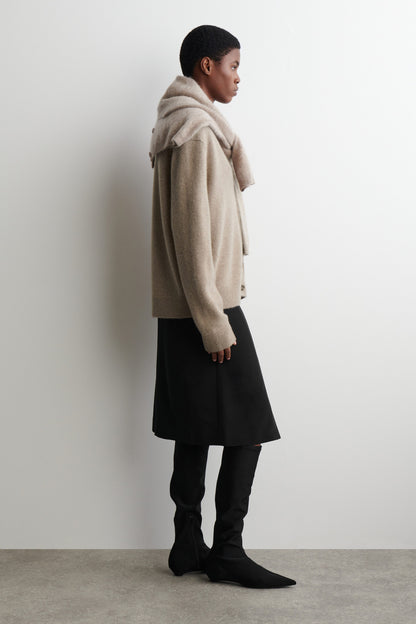 Pointed Scuba Knee Sock Boots