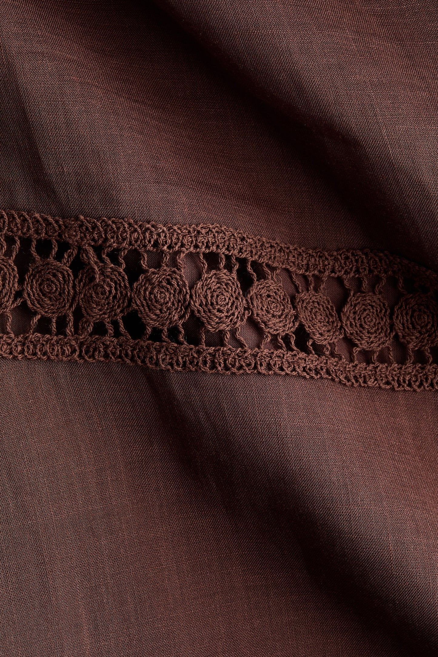 Ramie-blend dress