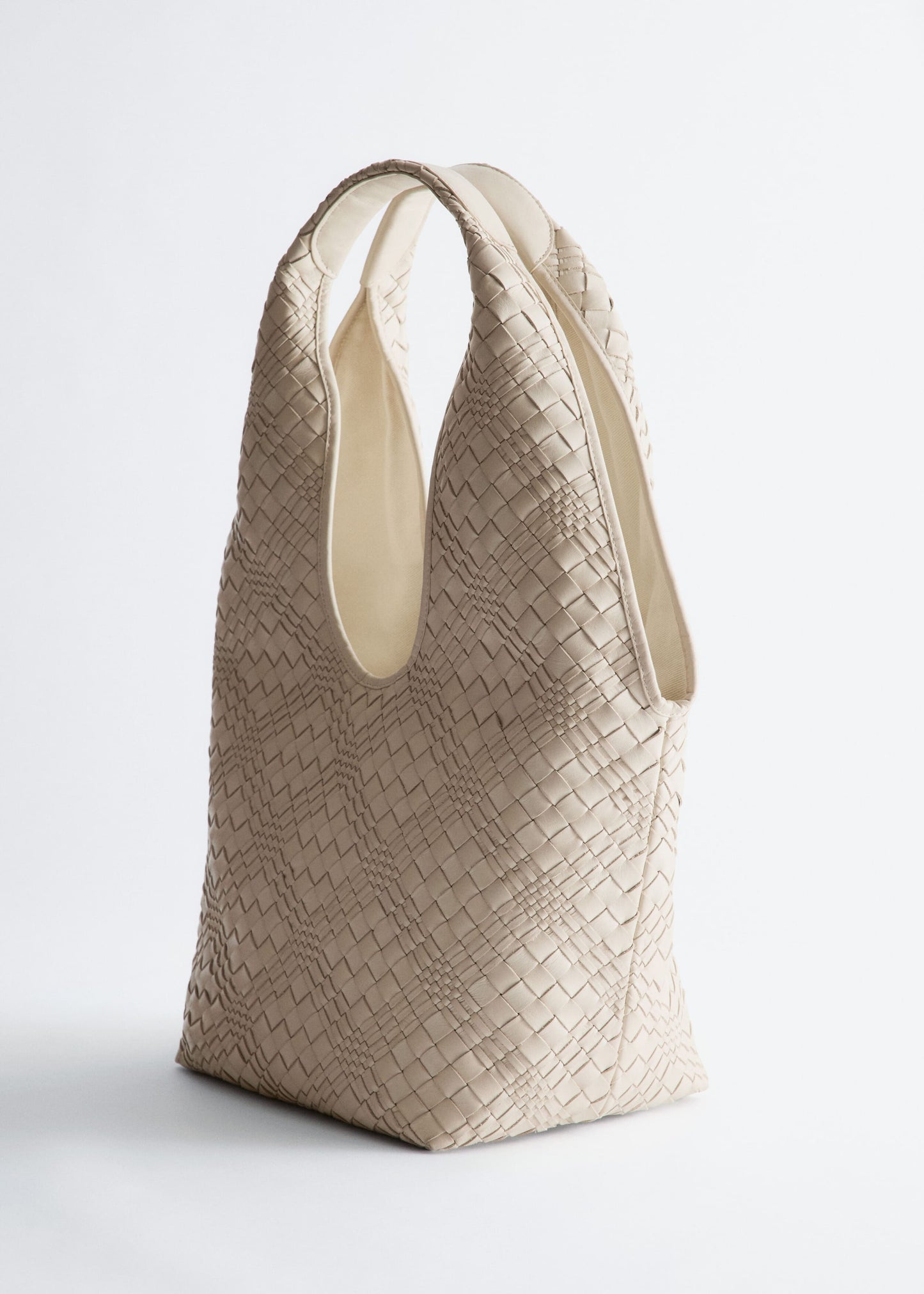 Braided Leather Tote