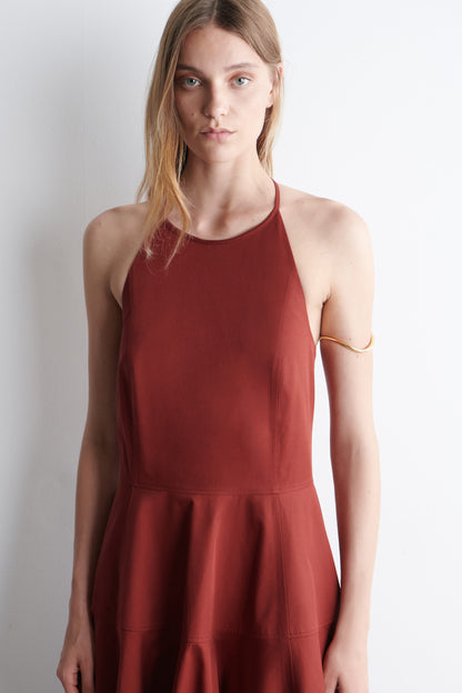 Pima Cotton Halterneck Dress