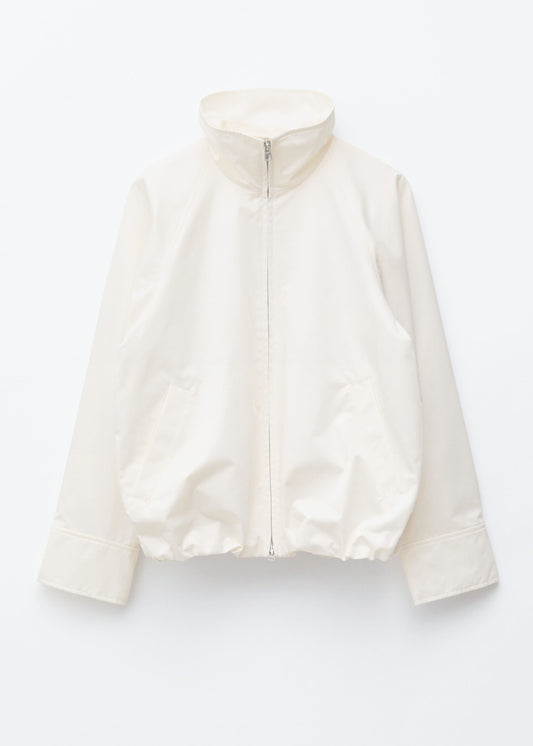 Zip-Up Twill Jacket