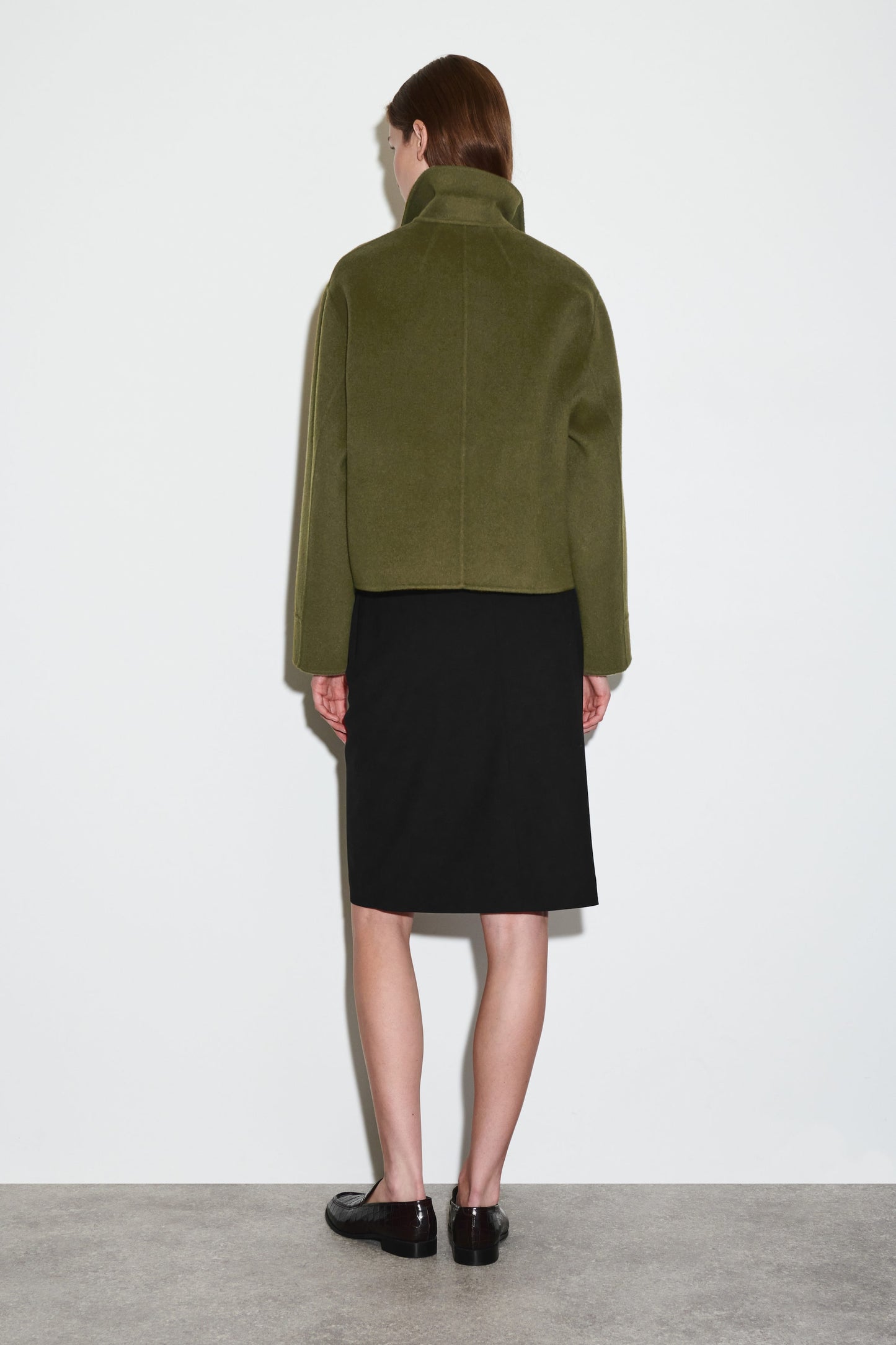 Boxy Double-Faced Wool Jacket