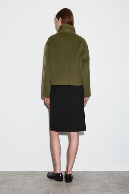 Boxy Double-Faced Wool Jacket