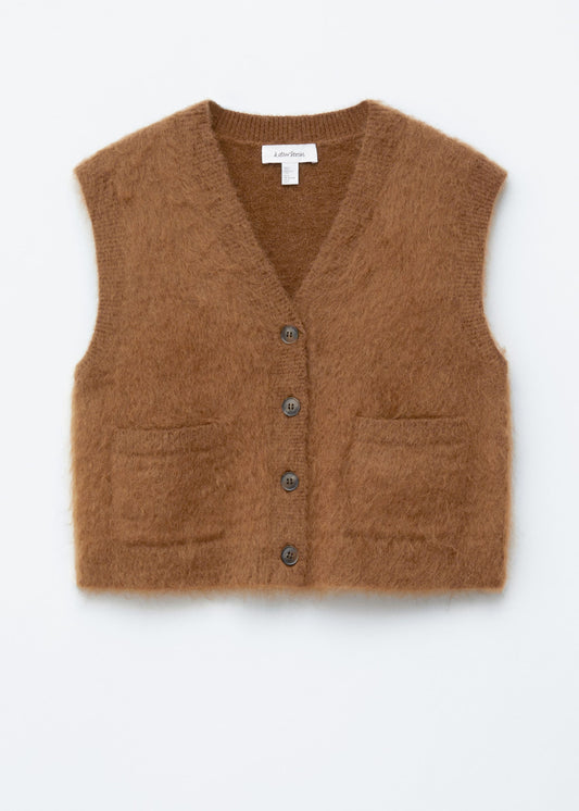 Brushed Knitted Vest