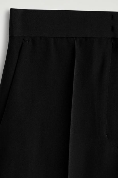 Tailored Silk Shorts