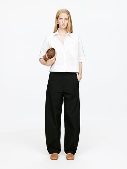 Short-Sleeve Cotton Shirt