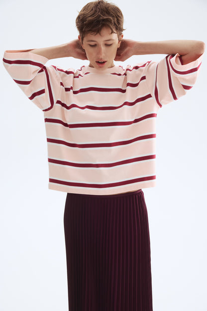 Loose-fit cotton top