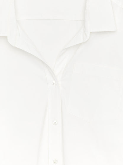Relaxed Open-Collar Shirt