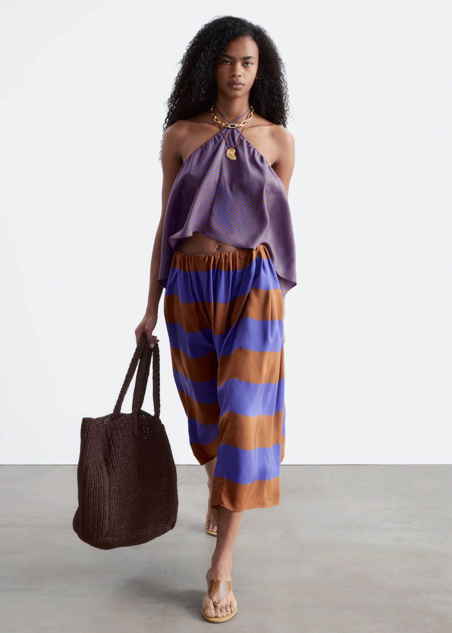 Silk Midi Skirt