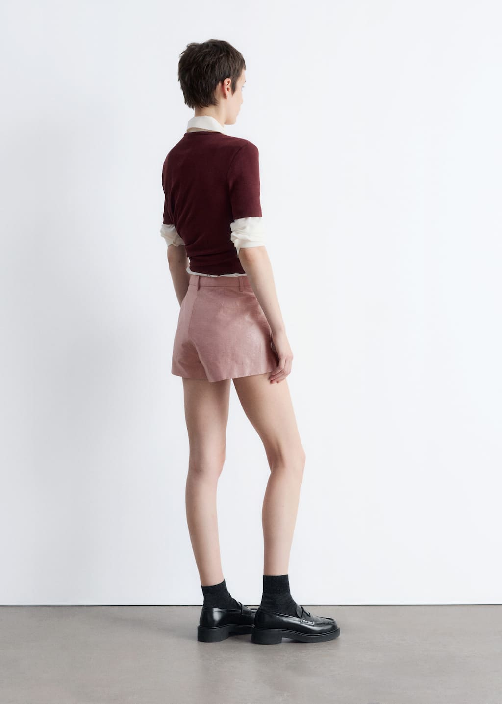 Satin Mini Shorts