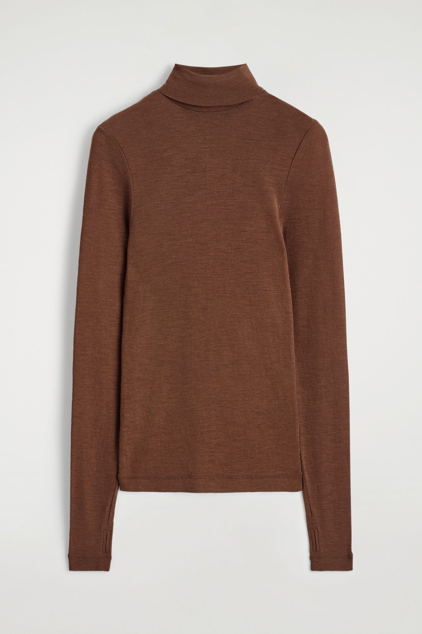 Merino Wool High-Neck Top