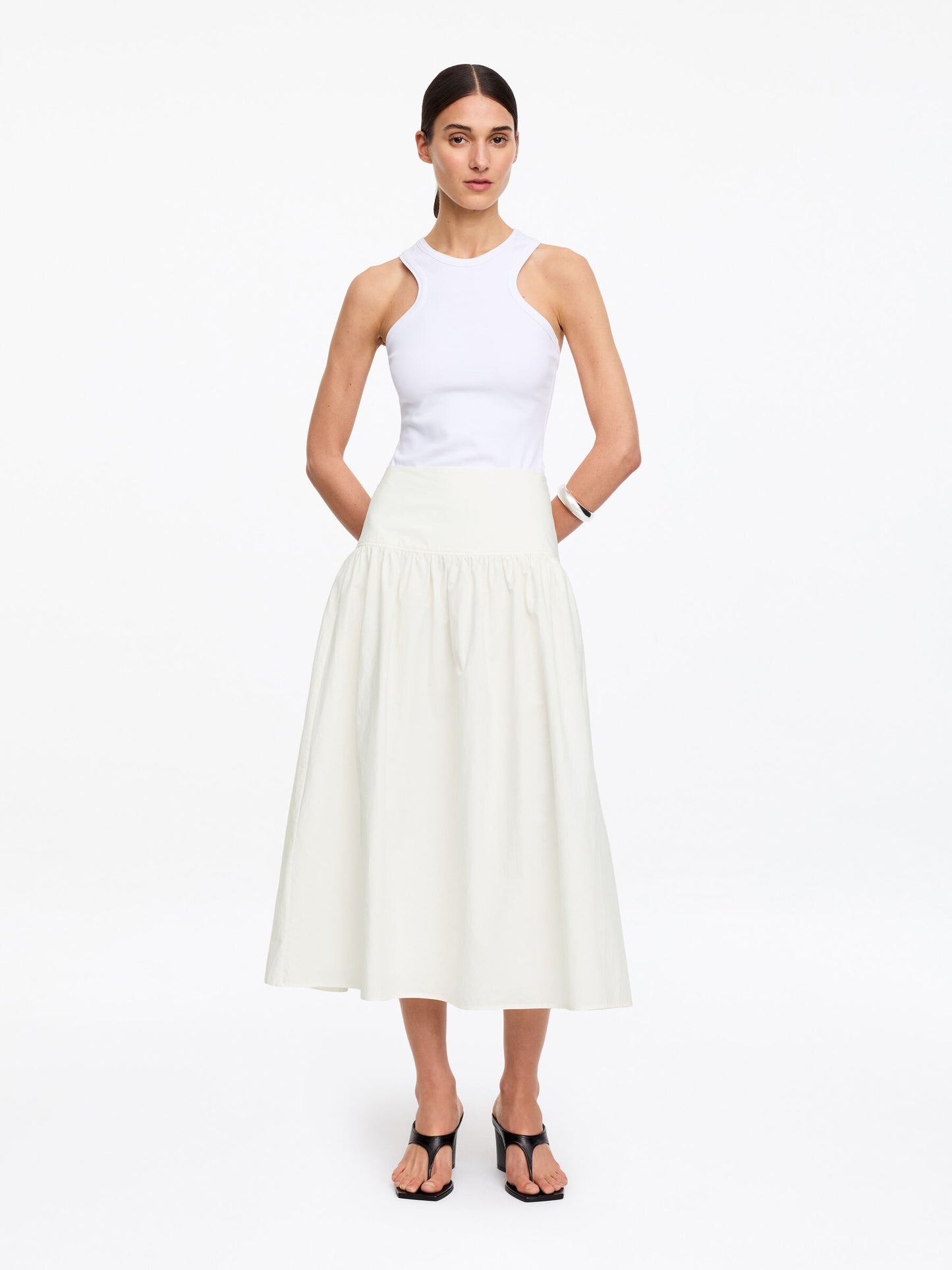 Seersucker Skirt