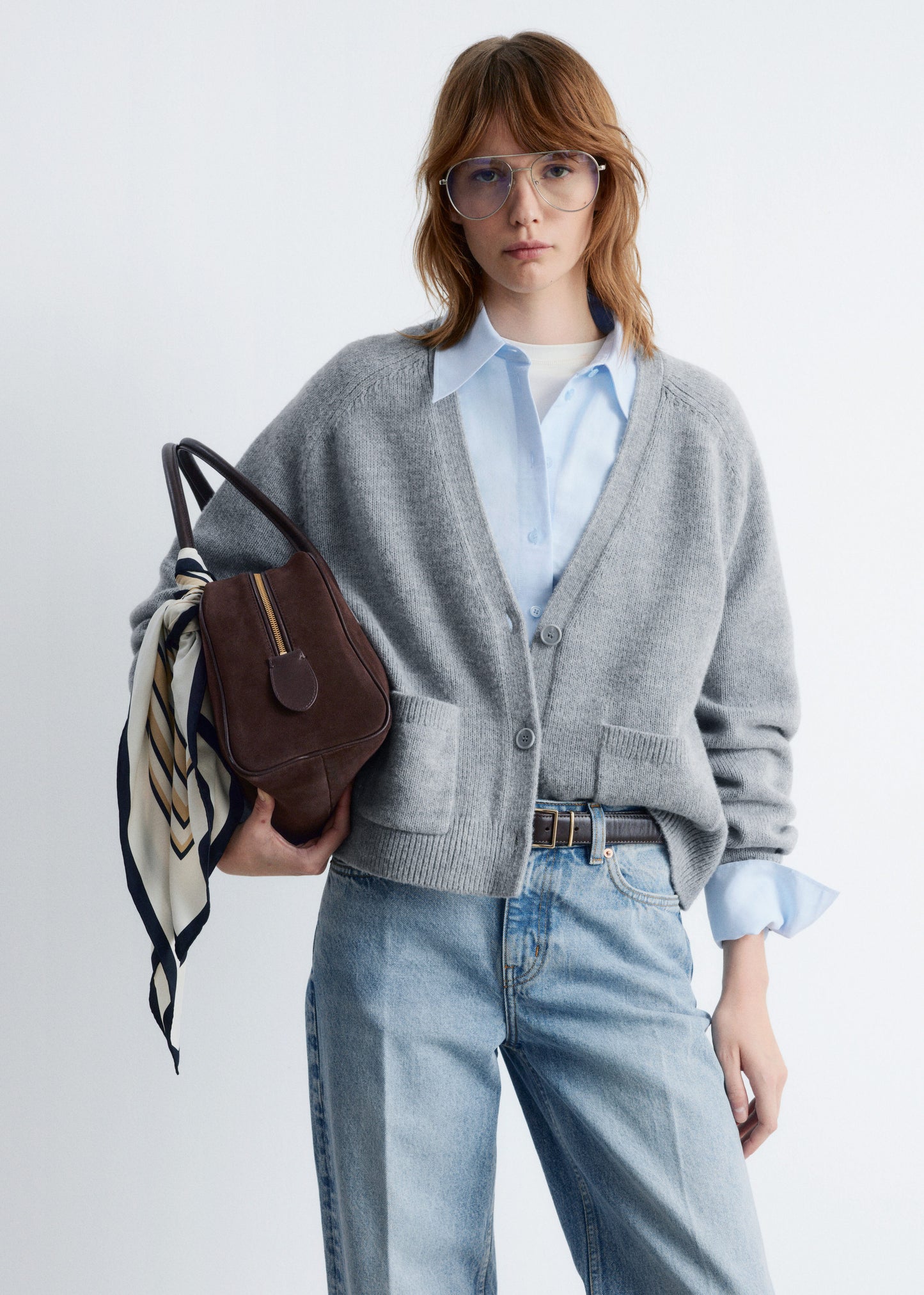 Patch-Pocket Cardigan