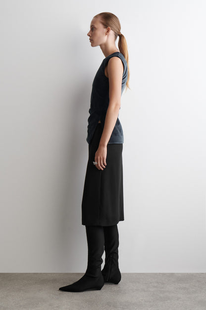 Asymmetric Velvet Top