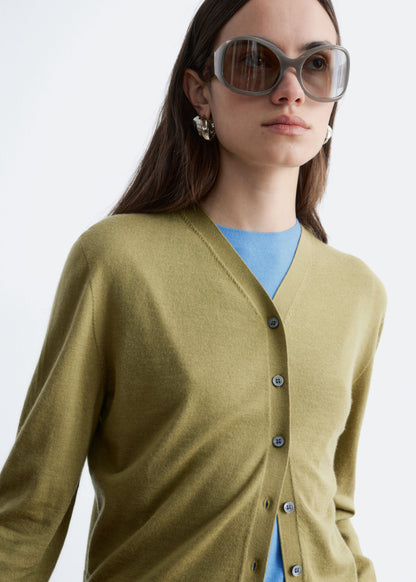Cropped Cashmere Cardigan
