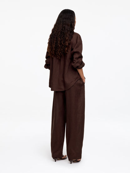 Barrel Linen Trousers