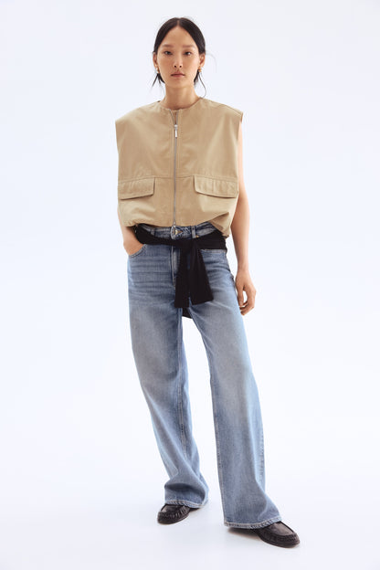 Bubble-hem gilet