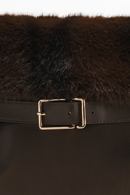 Strap-detail handbag