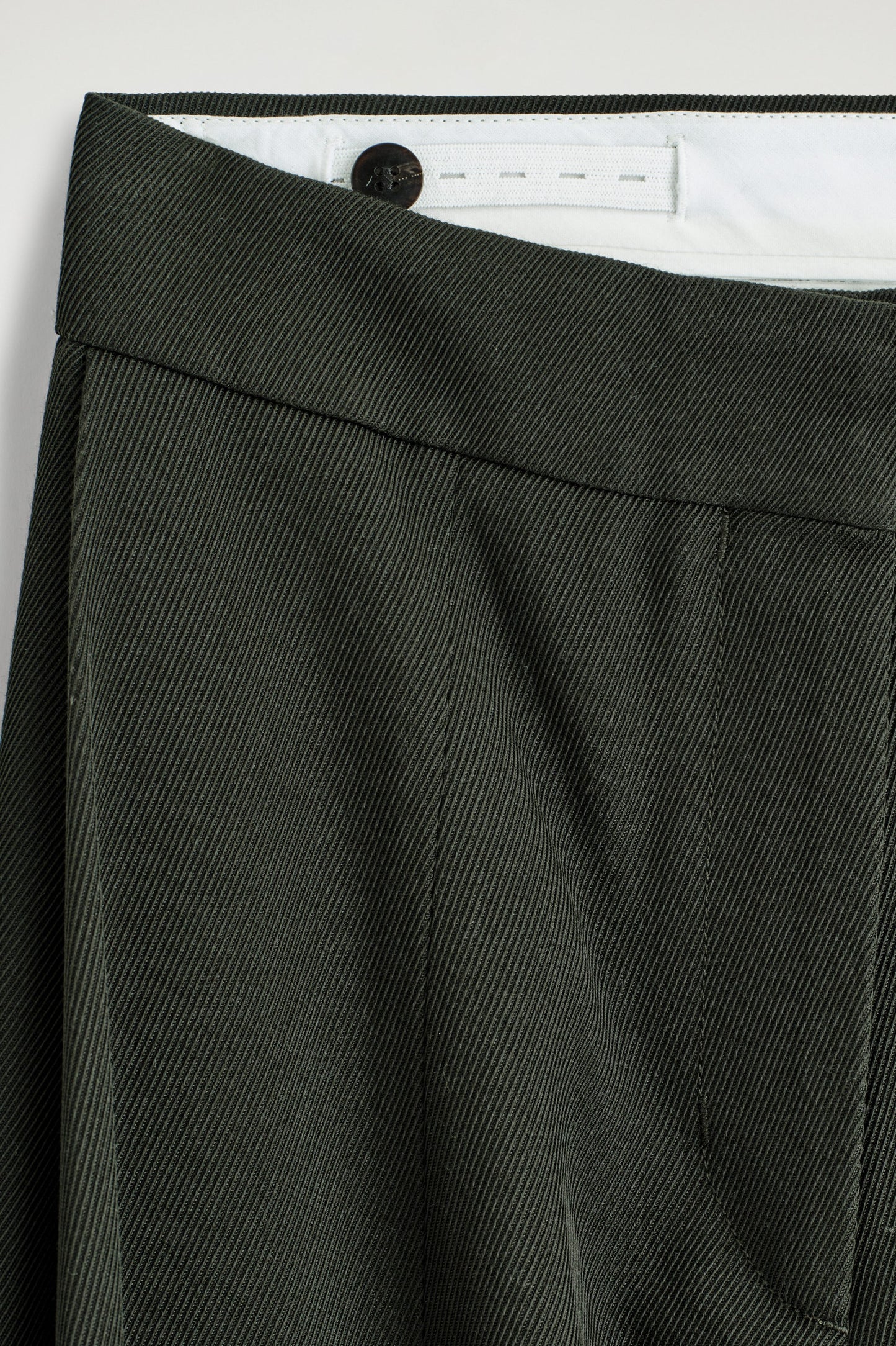 Relaxed Wool-Blend Wide-Leg Trousers