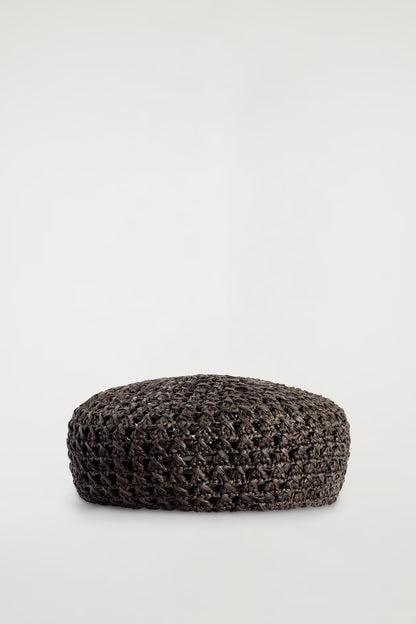 Raffia beret