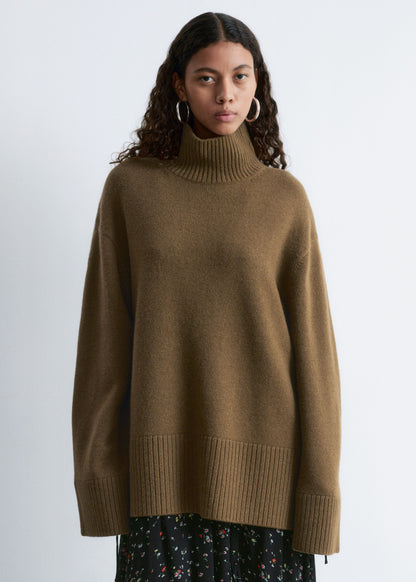 Oversized Turtleneck Wool Jumper