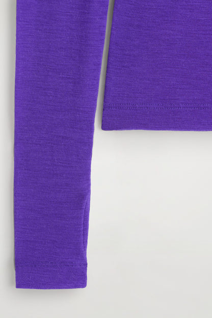 Merino Wool High Neck Top