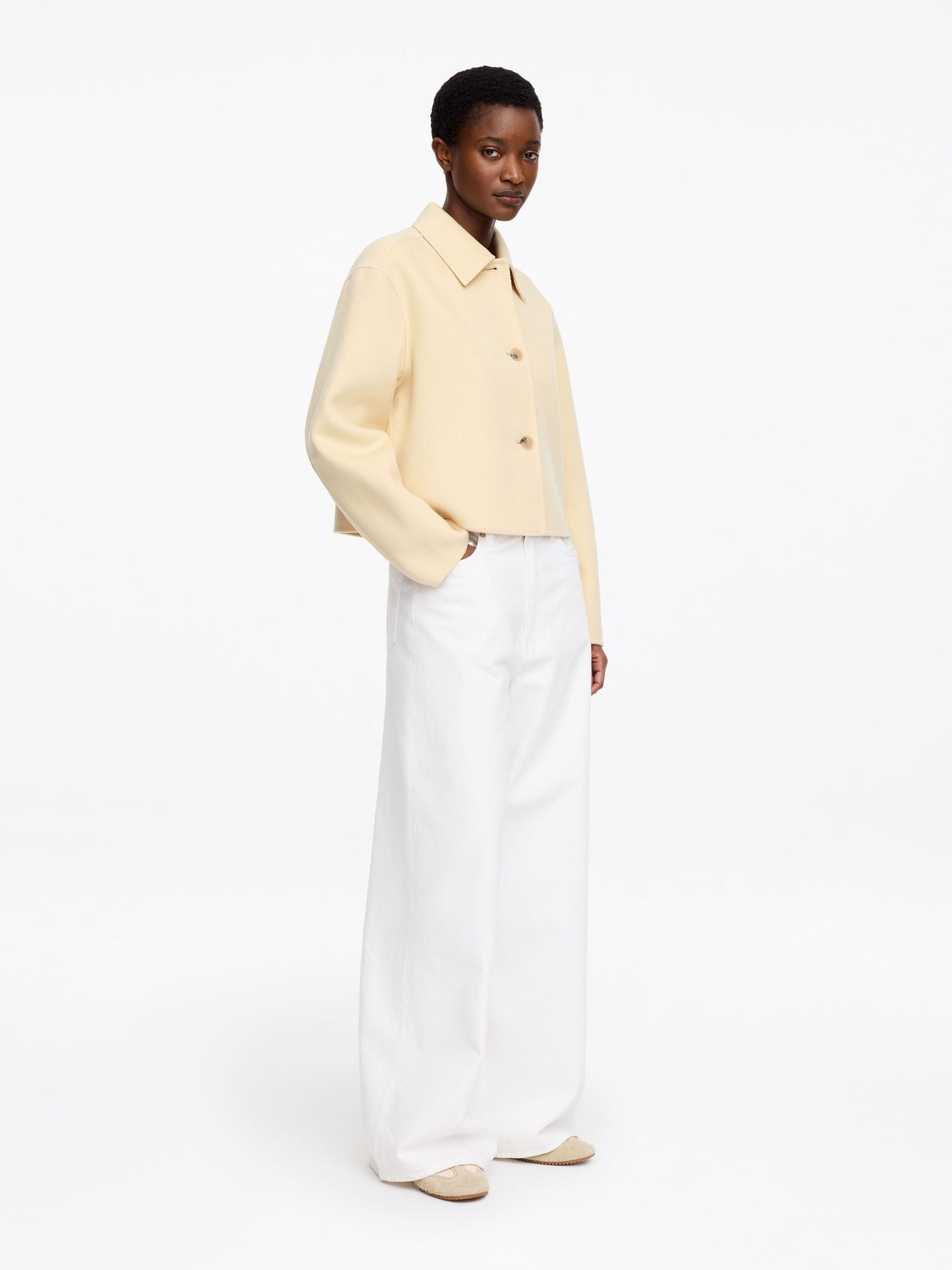 Doublé Wool-Blend Overshirt