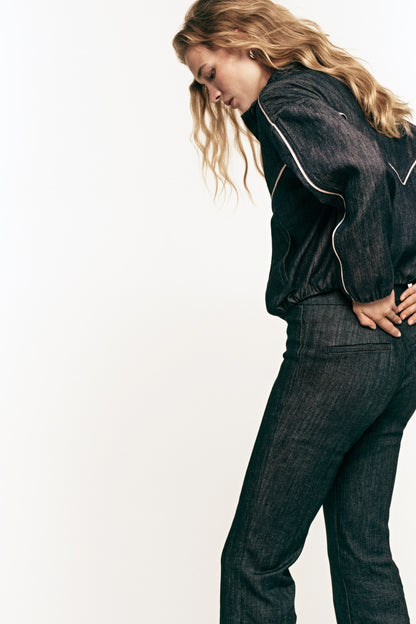 Oversized denim jacket